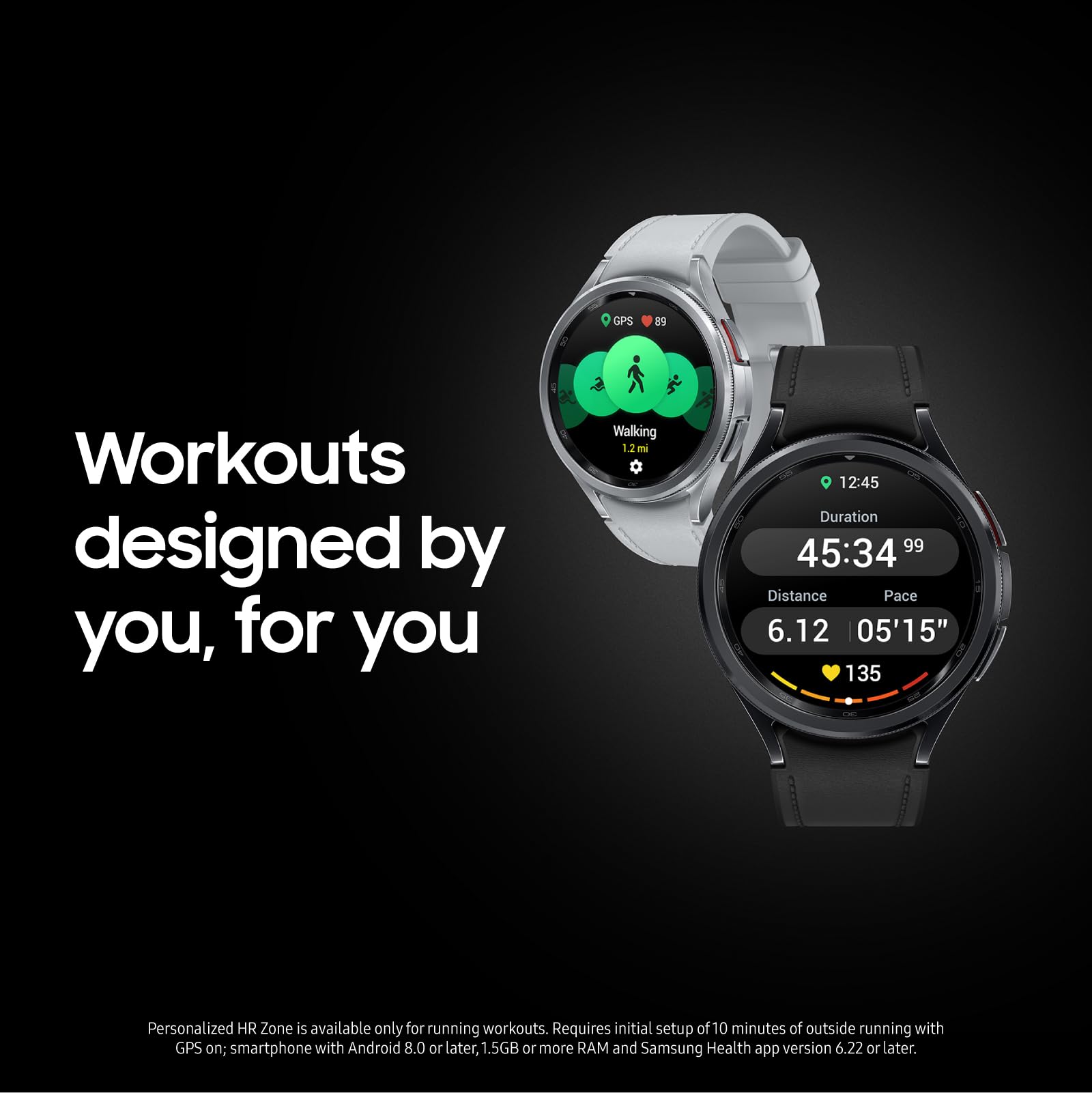 Samsung Galaxy Watch6 Classic Stainless Steel Smartwatch 47mm  Bluetooth - Black - SM-R960NZKAXAA