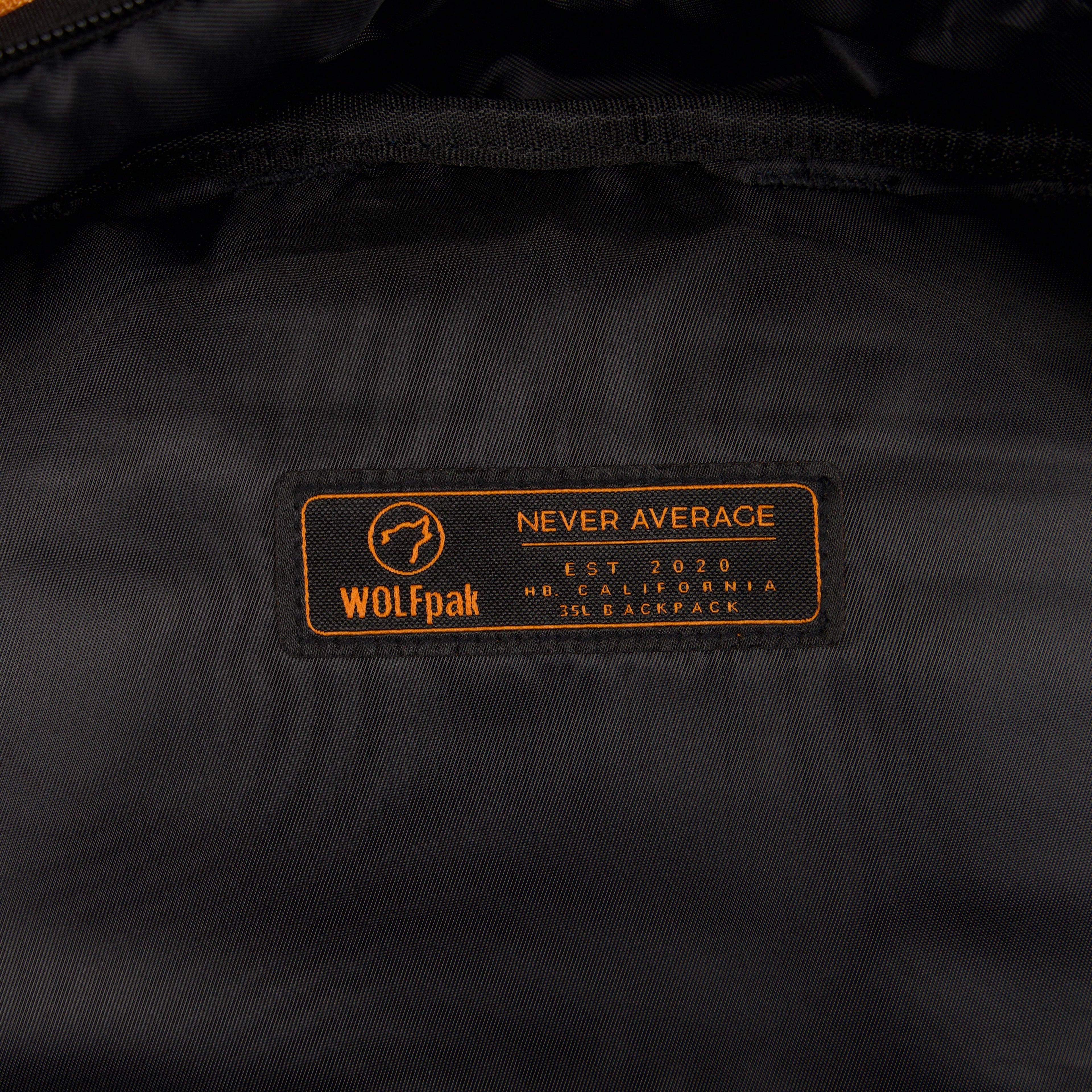 35L Backpack Orange Turbo