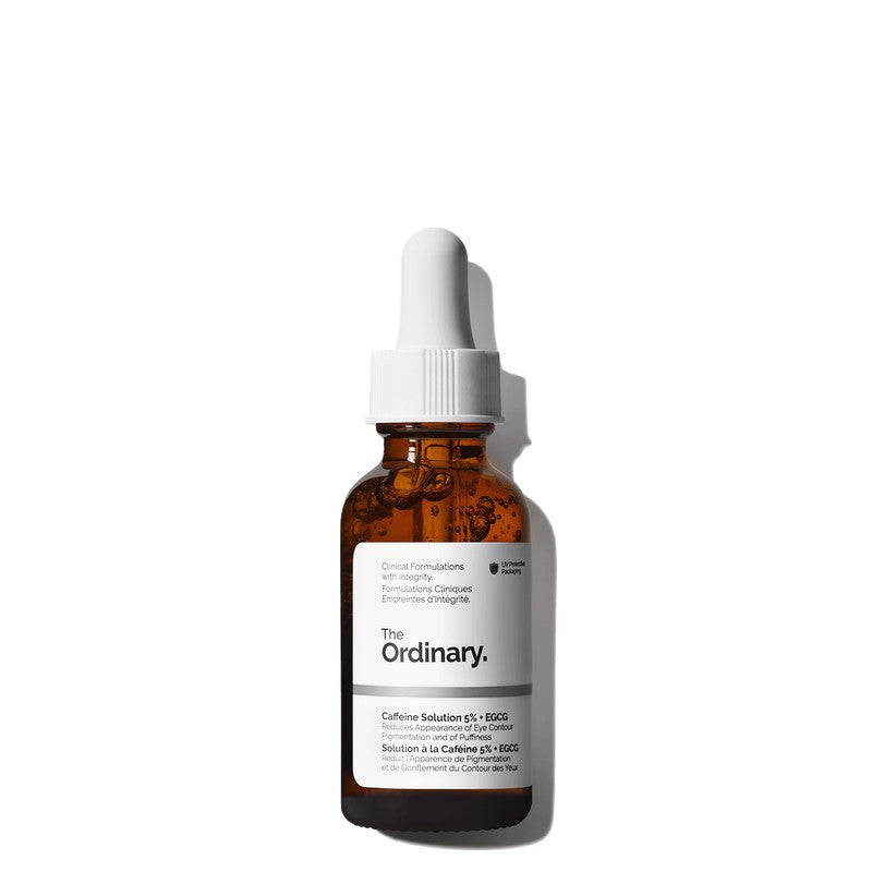 The Ordinary Caffeine Solution 5% + EGCG, 30ml Depuffing Eye Serum for Dark Circles and Tired Eyes