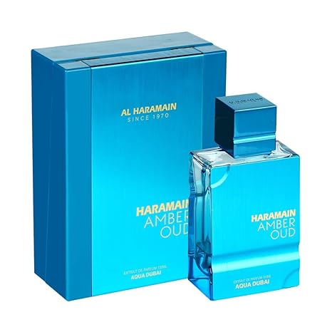 Al Haramain Amber Oud - Aqua Dubai - Cologne for Men and Women - Bergamot, Amber, Musk Fragrances - Long Lasting Perfume for Men and Women - 75ml/100ml