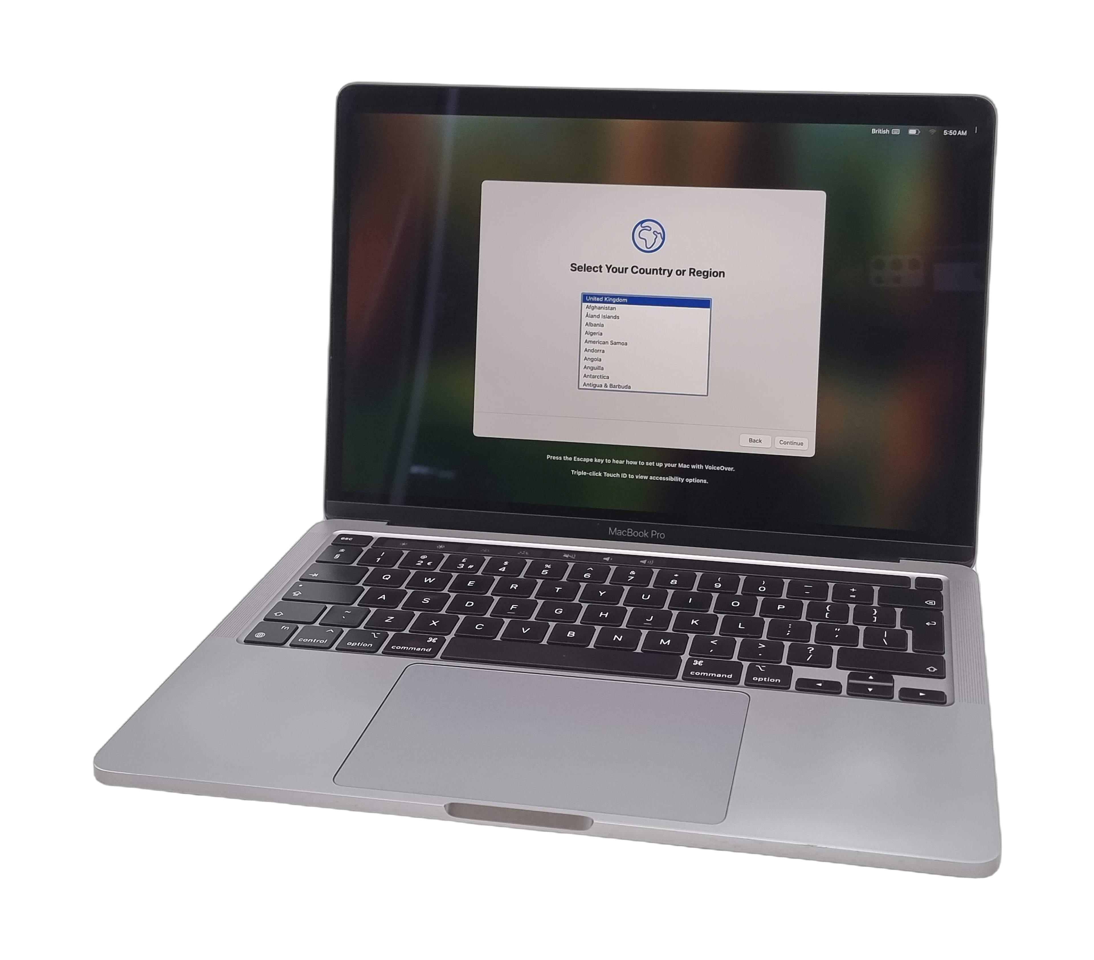 Apple MacBook Pro 2020 Laptop, 13" Apple Silicon M1, 8GB RAM, 512GB SSD, Sequoia