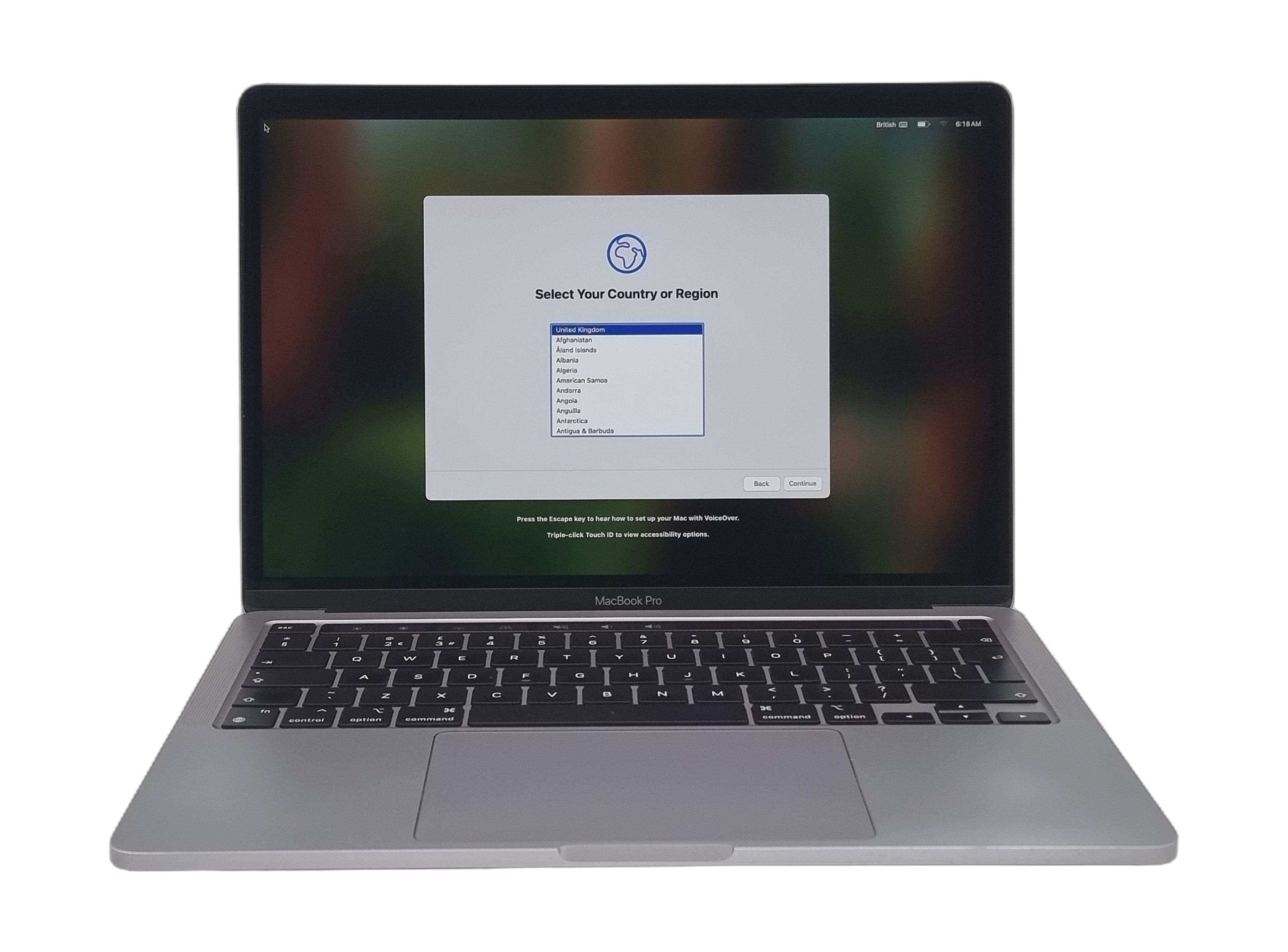 Apple MacBook Pro 2020 Laptop, 13" Apple Silicon M1, 8GB RAM, 512GB SSD, Sequoia