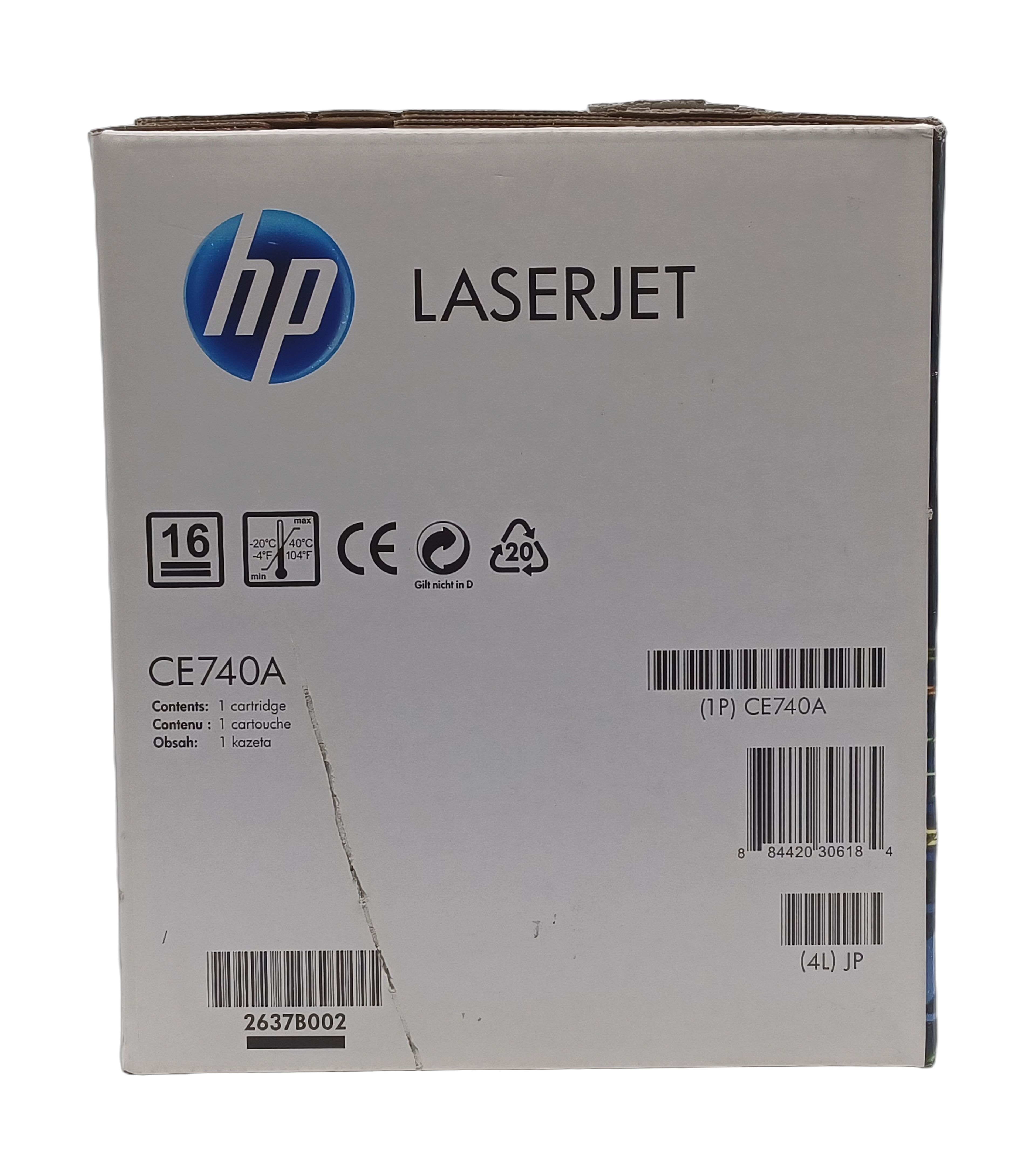 Genuine HP CE740A High-Yield Black Laser Toner Cartridge 307A, Departures Livery
