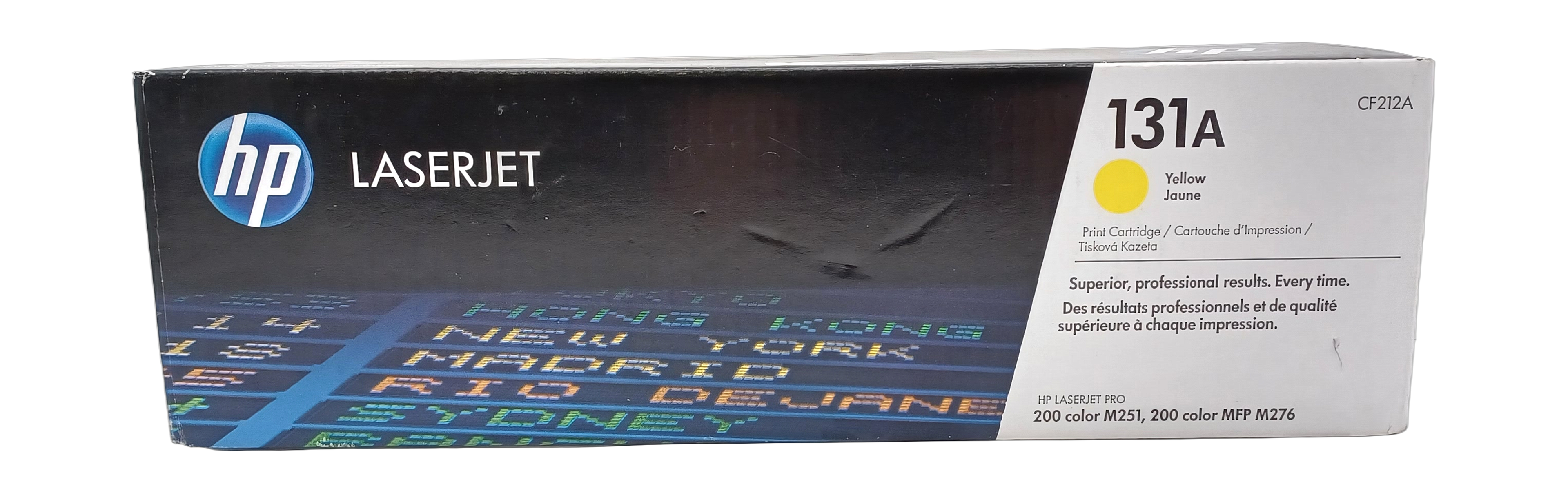 Genuine HP CF212A Yellow Laser Toner Cartidge 131A, Departures Livery