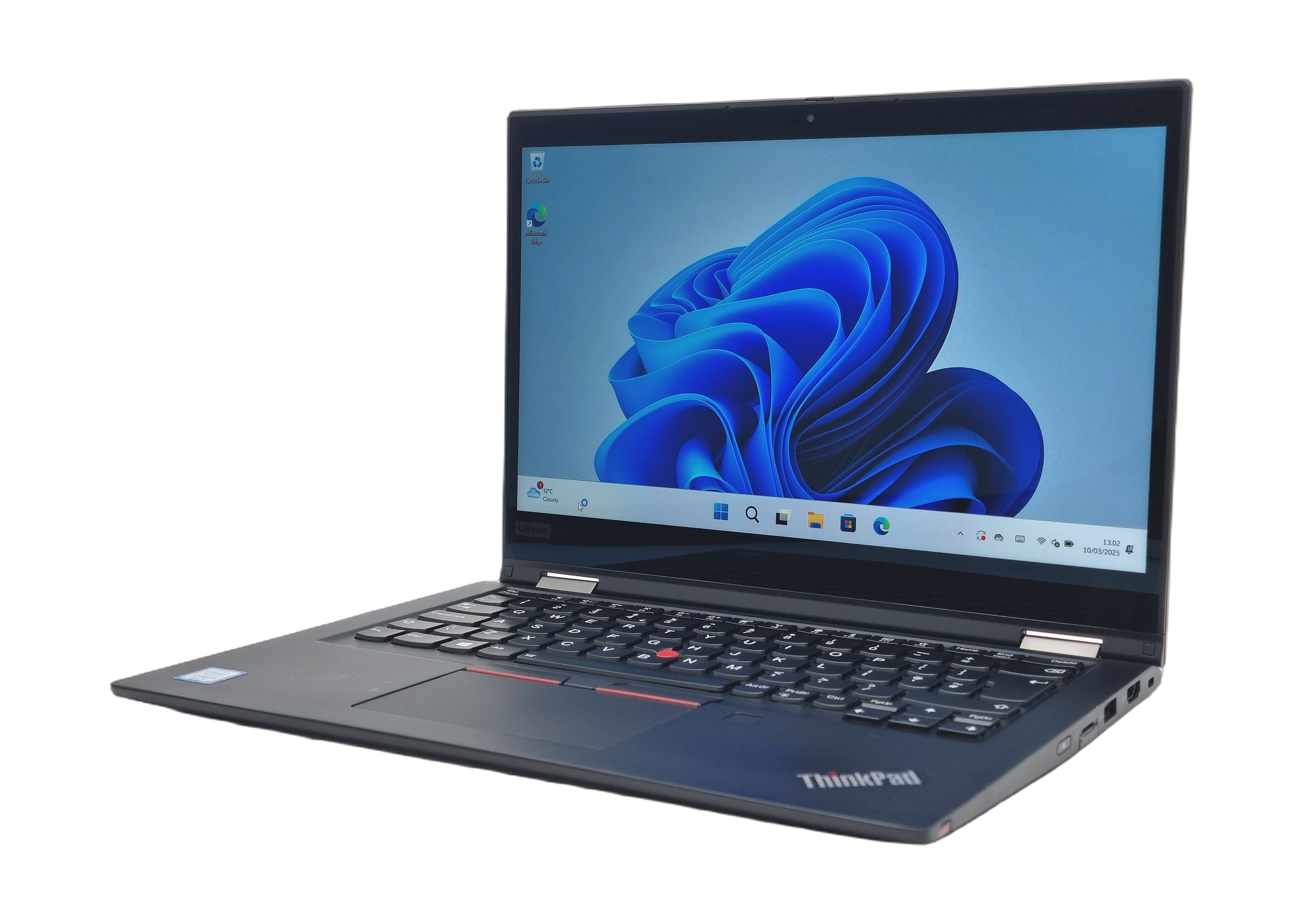 Lenovo ThinkPad X390 Yoga Laptop, 13.3" i5 8th Gen, 8GB RAM, 256GB SSD (Grade C)