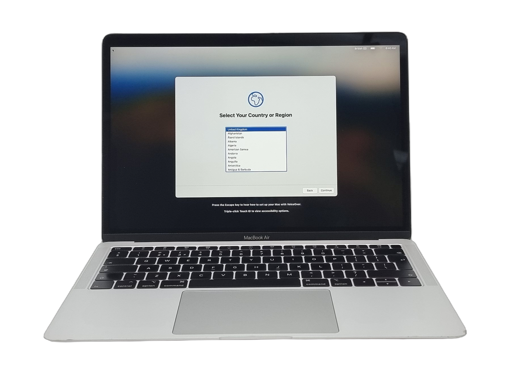 Apple MacBook Air 2019 Laptop, 13" Core i5 8th Gen, 16GB RAM, 256GB SSD, Sonoma