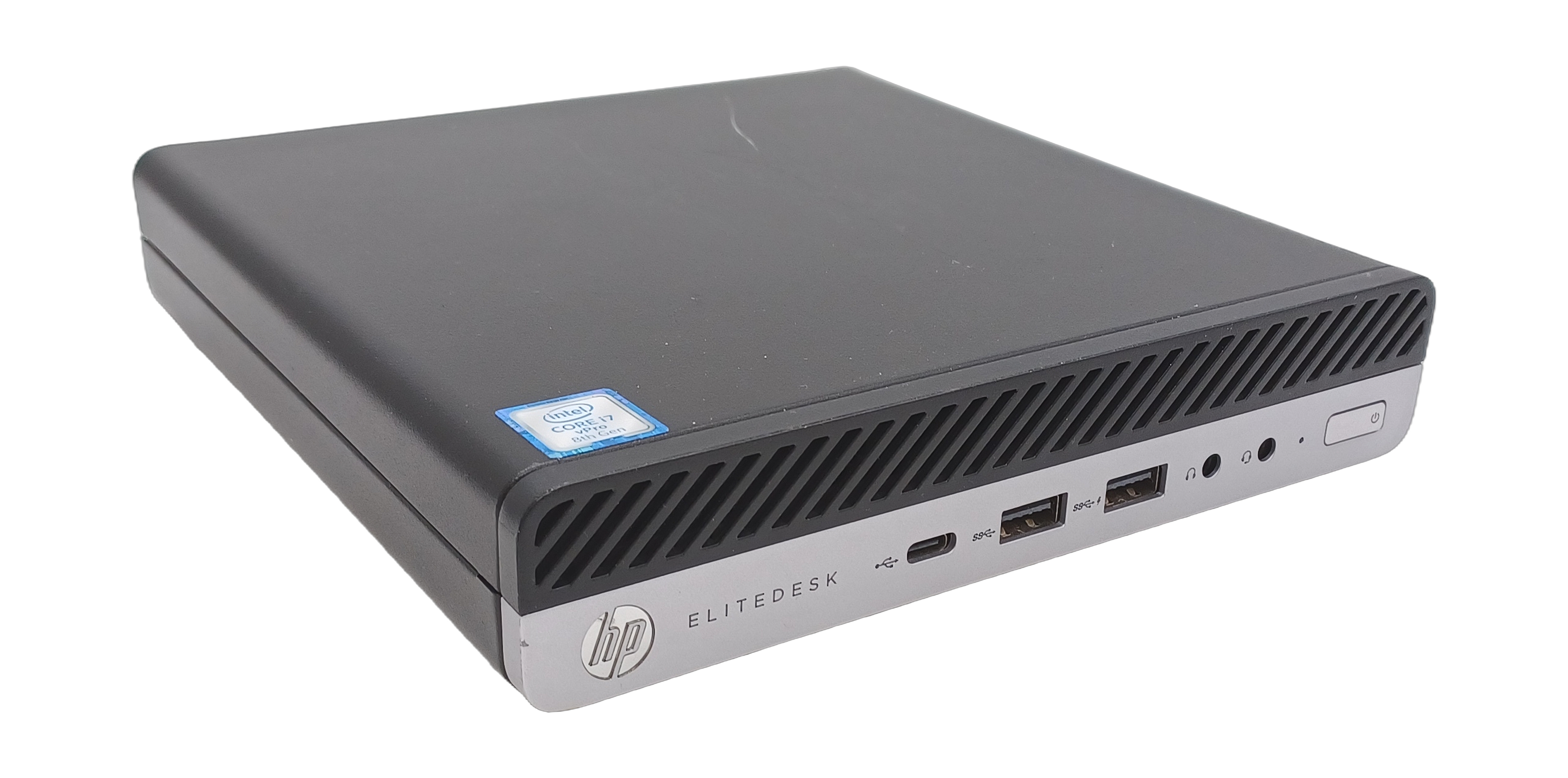 HP EliteDesk 800 G5 Desktop Mini PC: 8th Gen i7, 8GB RAM, 256GB SSD, Windows 11