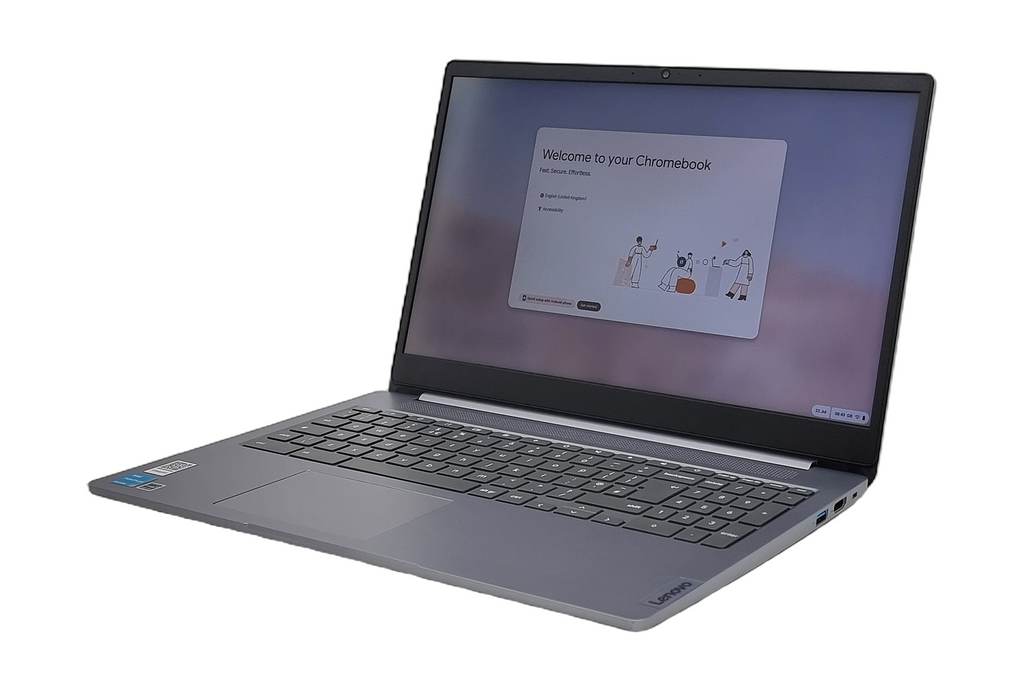 Lenovo IdeaPad 3 Chromebook, 15" Pentium Silver N6000, 4GB RAM, 128GB eMMC