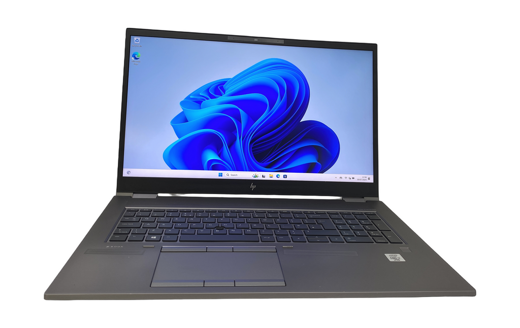 HP ZBook Fury 17 Laptop, 17.3" 10th Gen Core i7, 32GB RAM, 1TB SSD, Windows 11 (Grade C)
