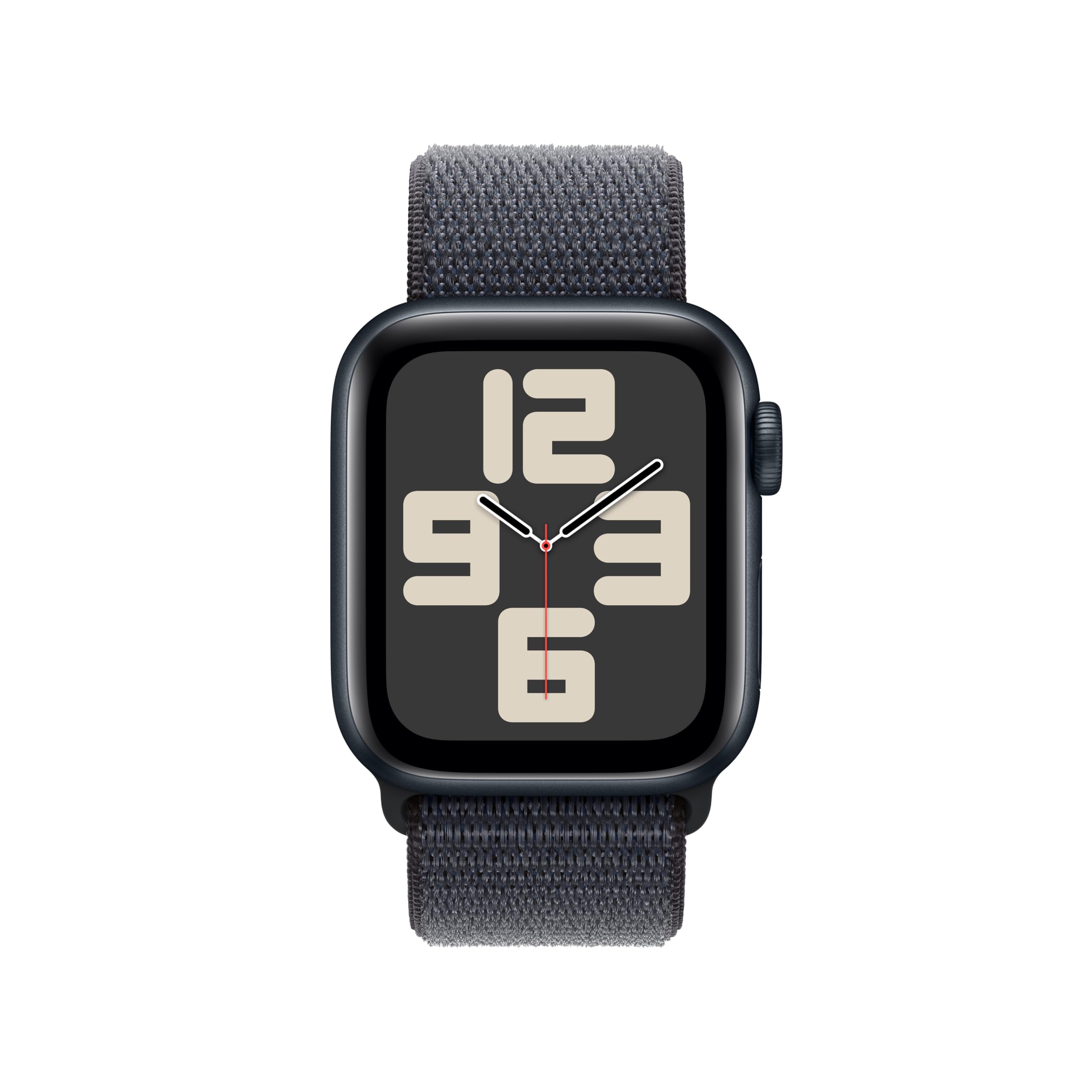 Apple Watch SE 2nd Gen (GPS) 40mm Aluminum Case with Ink Sport Loop - Midnight - (2024) - MXEA3LL/A
