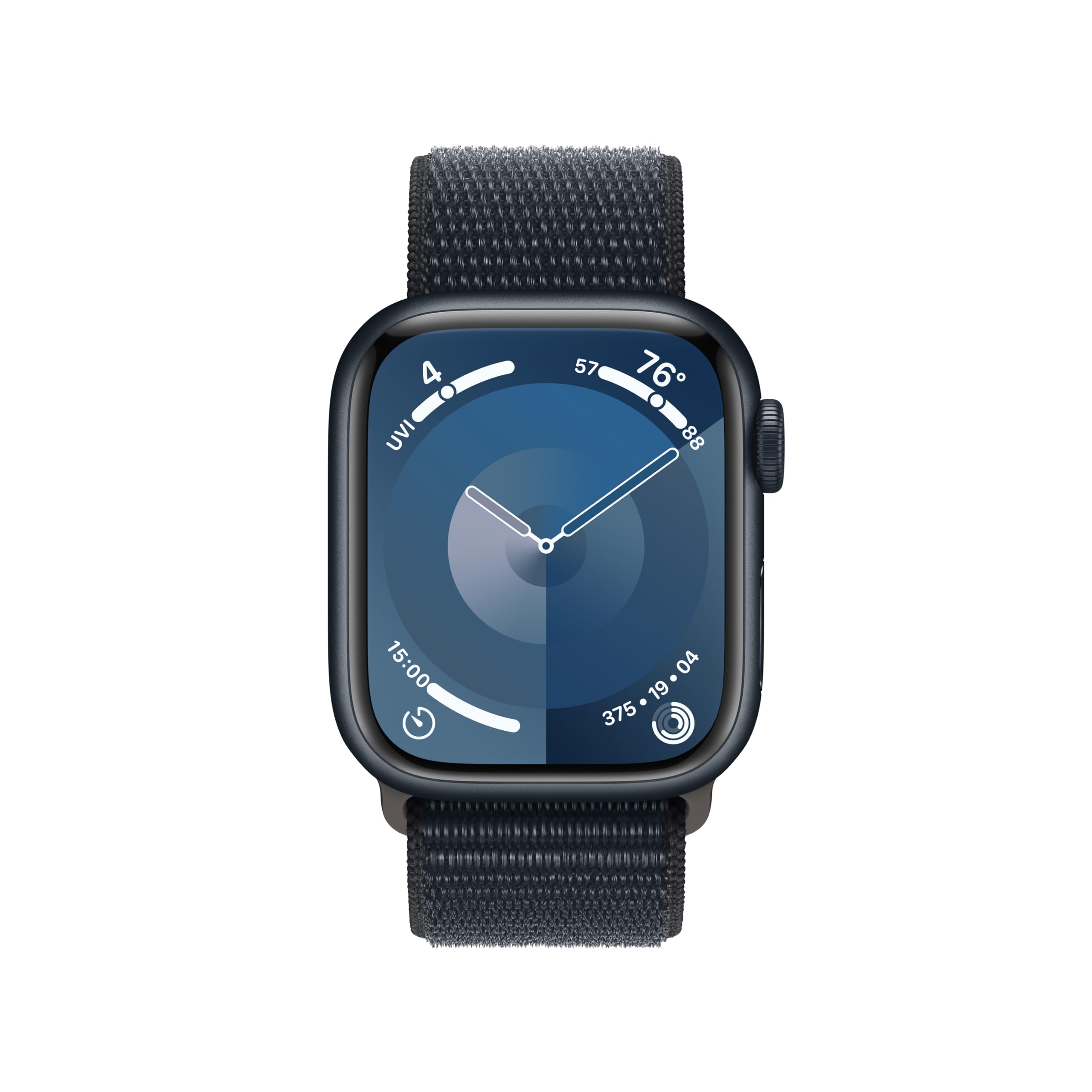 Apple Watch Series 9 (GPS + Cellular) ? 41mm Midnight Aluminum Case with Midnight Sport Loop ? One Size ? MRHU3LW/A