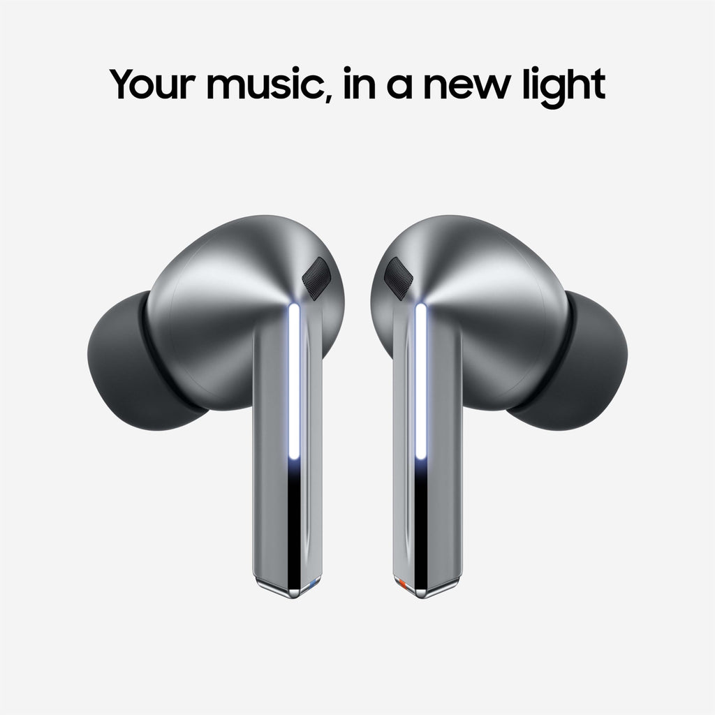 Samsung Galaxy Buds3 Pro ? True Wireless Earbuds with Active Noise Cancellation ? Silver ? SM-R630NZAAXAR