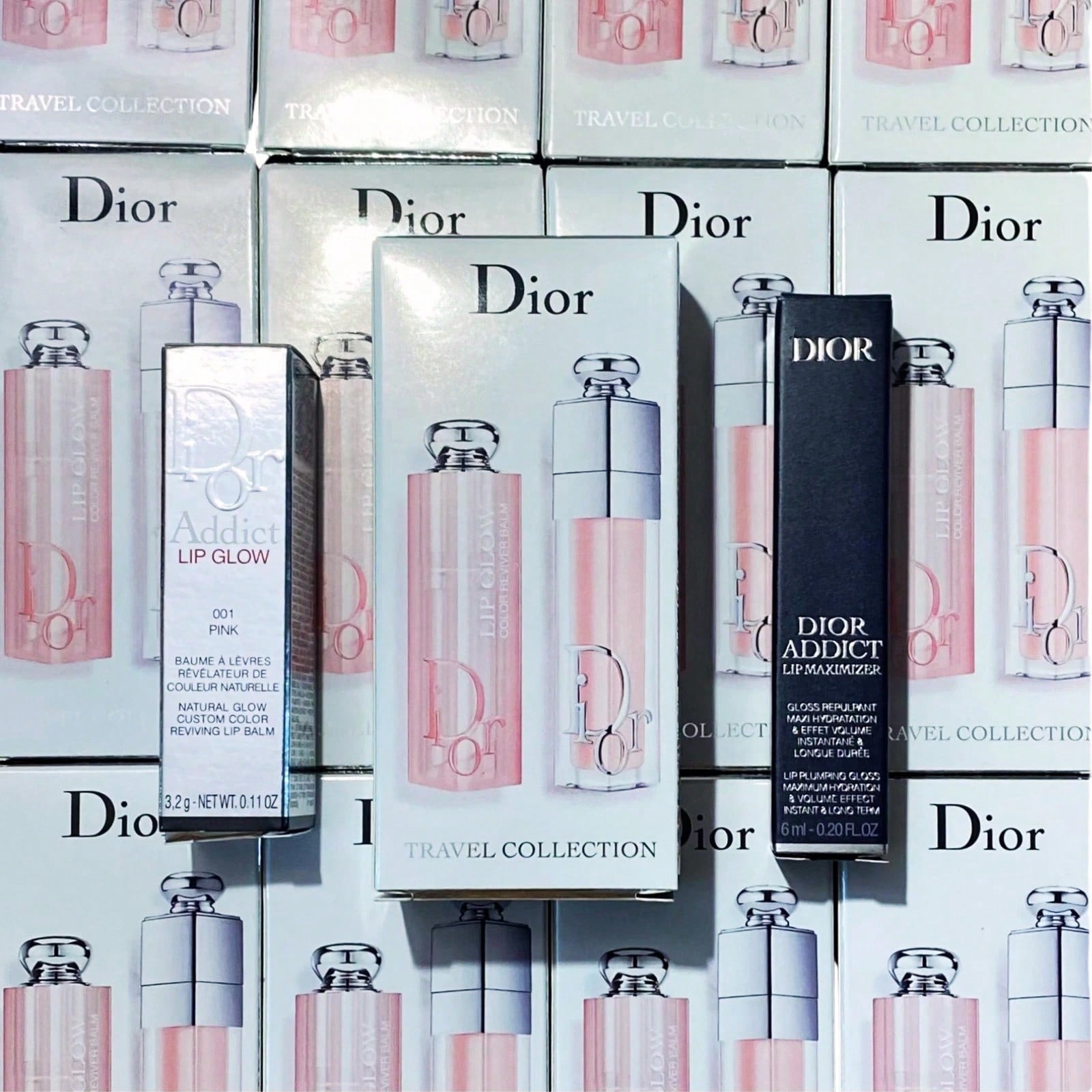 Christian Dior Addict Lip Glow & Maximizer (001 Pink) Plumping gloss & balm