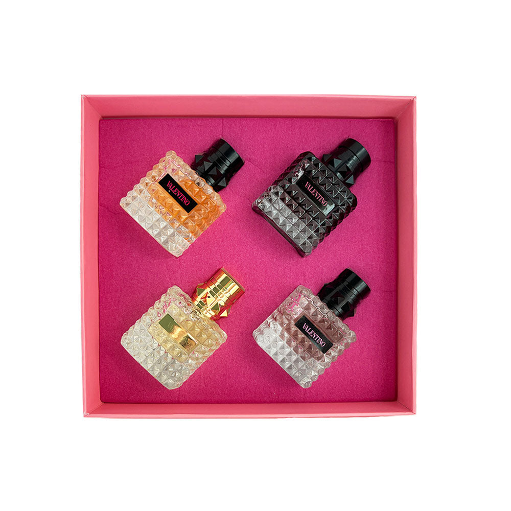 Valentino Born in Roma 4x 30ml - Birthday, Valentine's Day, Anniversary, Holiday, Wedding Gift Set