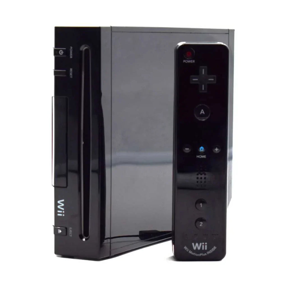 Nintendo Wii Black Console - RVKSKAAH