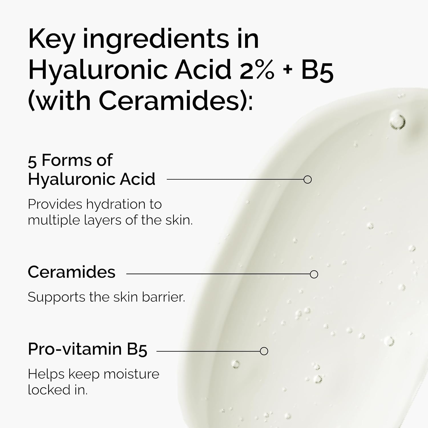 The Ordinary Hyaluronic Acid 2% + B5 30ml Multi-Depth Hydration Serum for Plumper, Smoother Skin