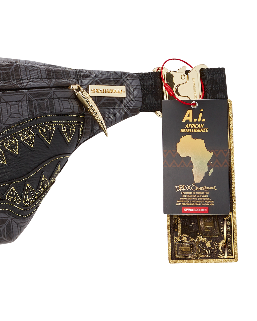 OBSIDIAN STUNNER A.i.6 SANDFLOWER COLLAB SAVVY CROSSBODY