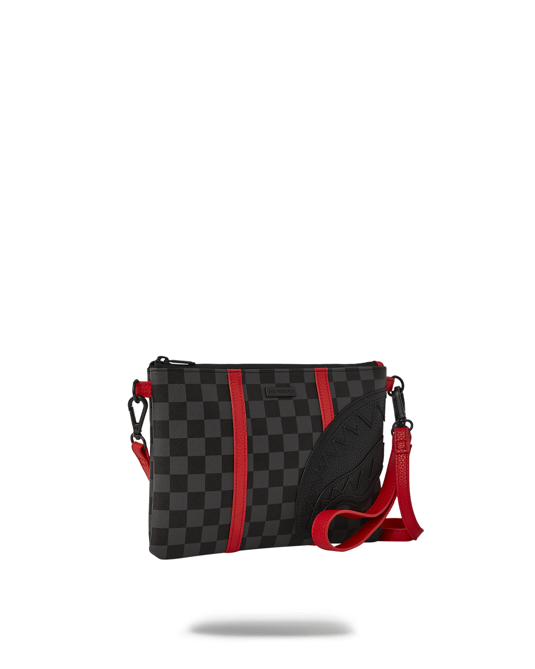 MONACO SHARK CLUB CROSSOVER CLUTCH W/ SHOULDER STRAP