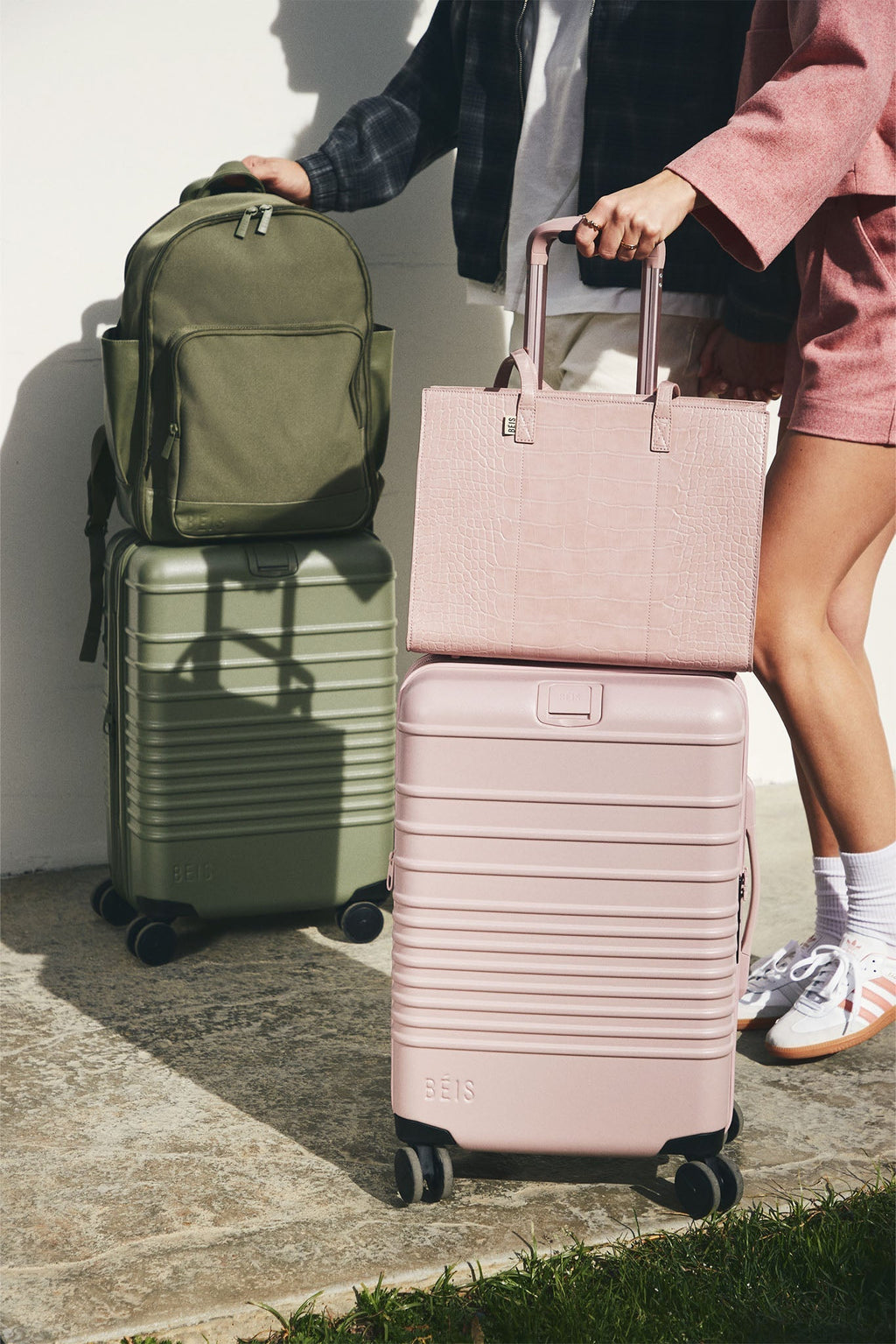 Resale The Work Tote in Atlas Pink Croc