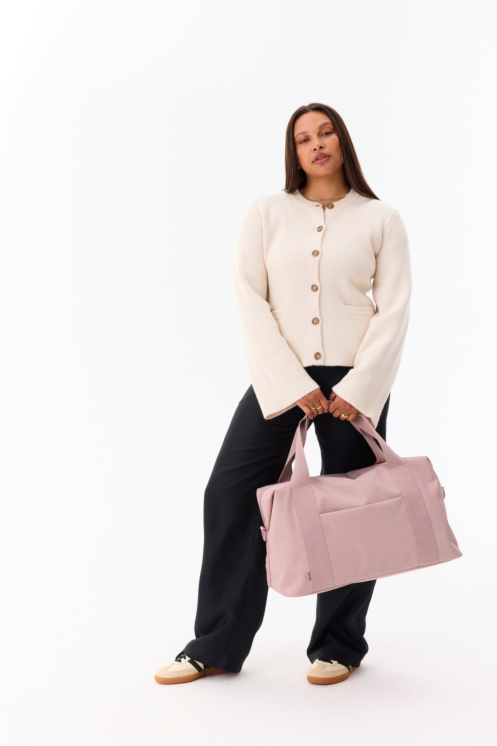The B??ISics Duffle in Atlas Pink