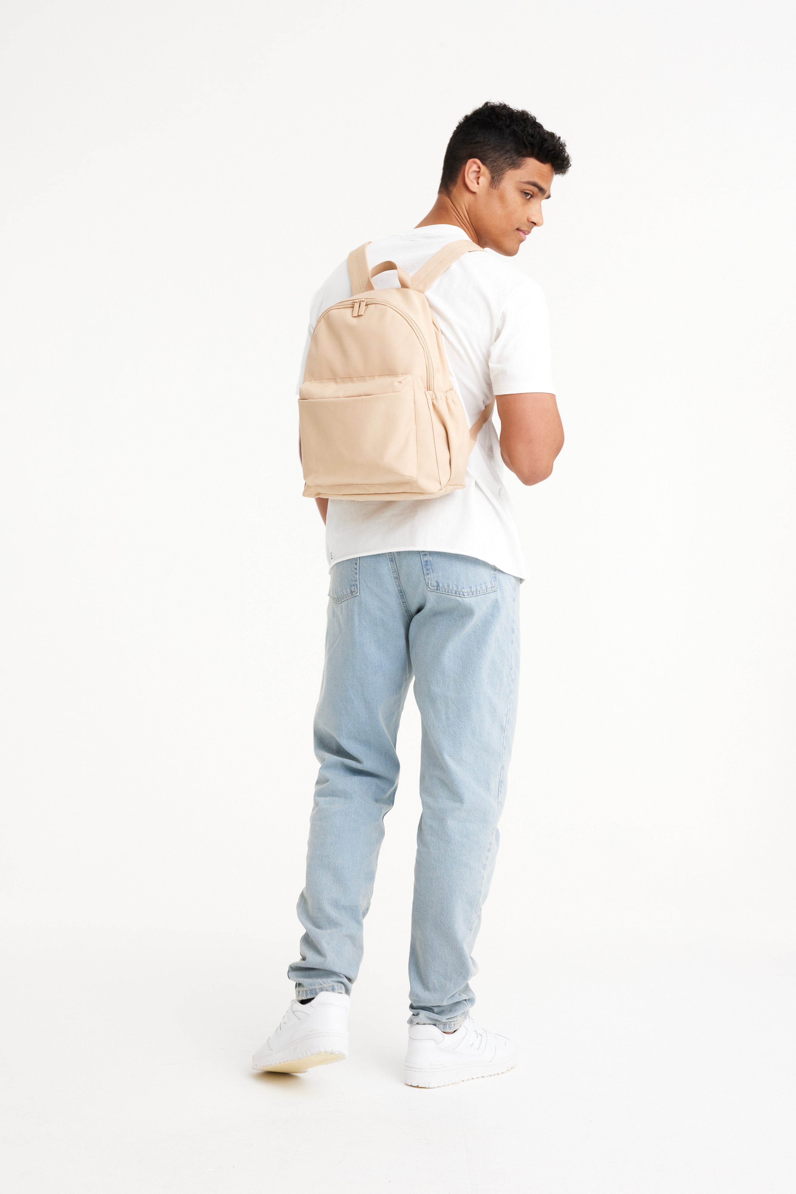 The B??ISics Backpack in Beige
