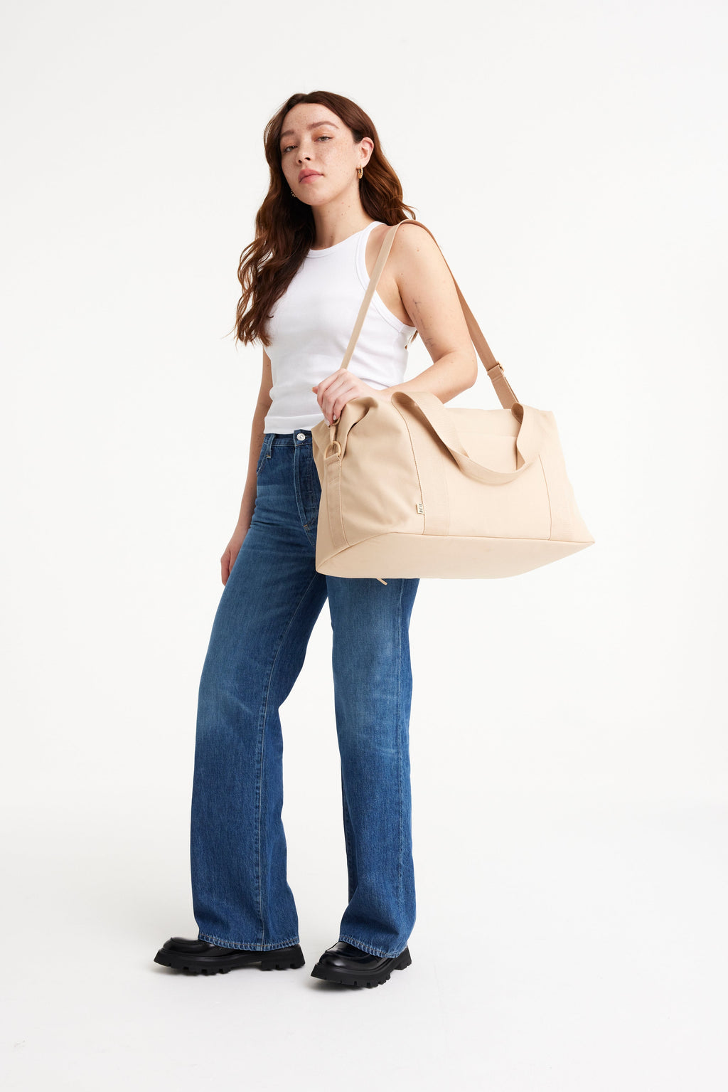 The B??ISics Duffle in Beige
