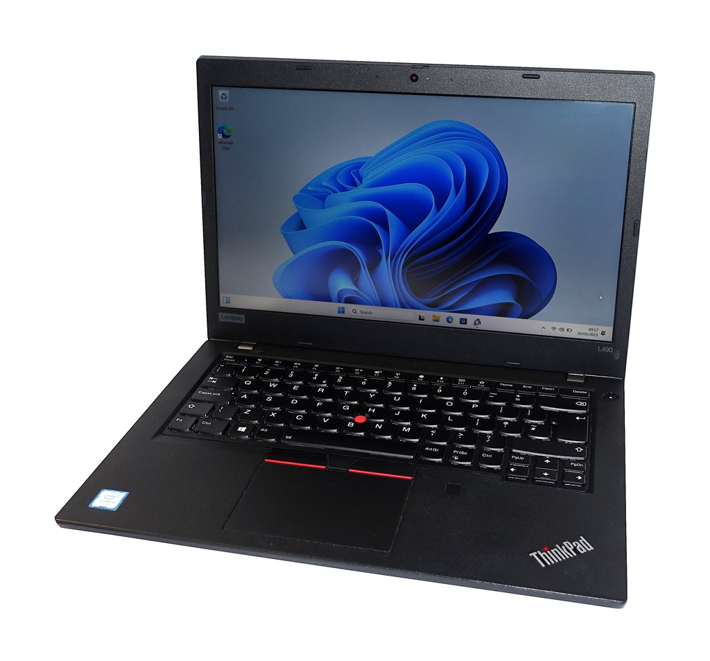 Lenovo ThinkPad L490 Laptop, 14" Core i5 8th Gen, 8GB RAM, 256GB SSD, Windows 11