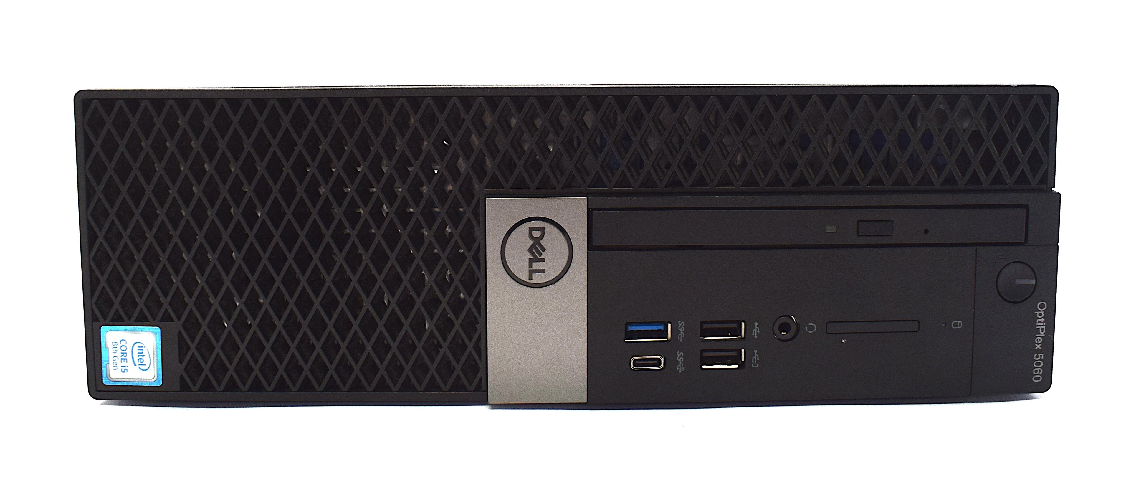Dell OptiPlex 5060 SFF PC, Core i5 8th Gen, 8GB RAM, 256GB SSD, Windows 11 (Grade C)