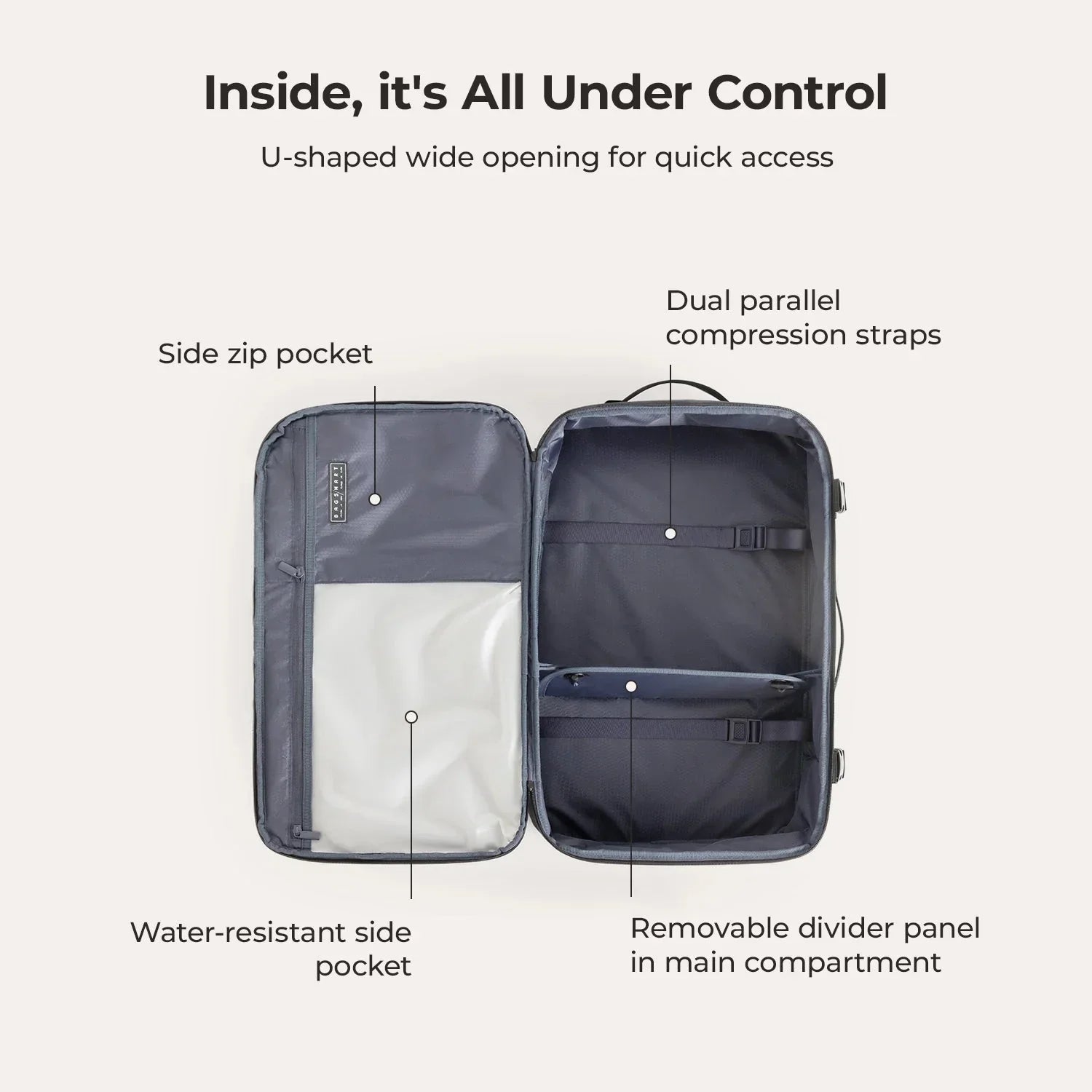 Dense 40L Travel Pack