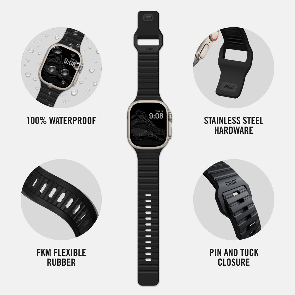 Everyday Watch Straps - Ultra/46mm - Matte Black