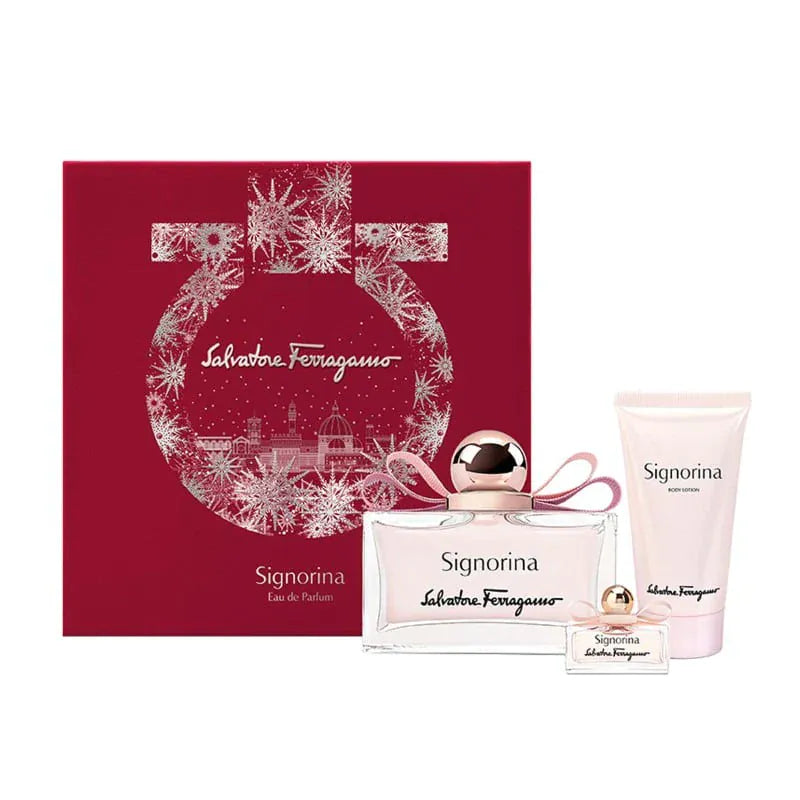 Salvatorre Ferragamo Signorina Perfume For Women Eau De Parfum 1. 7 oz / 3.4 oz / Gift Set 3.4 oz Edp