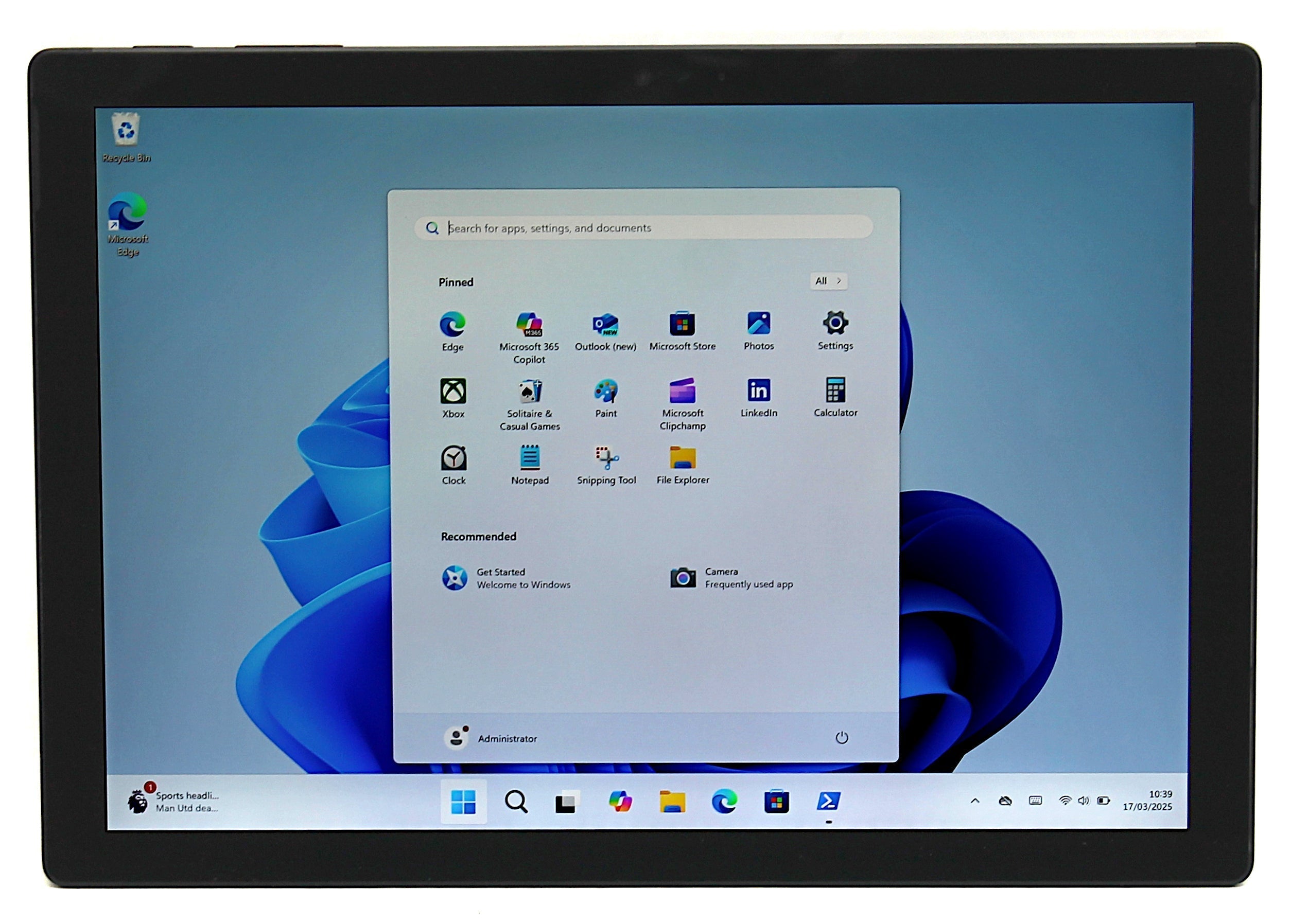Microsoft Surface Pro 6 Tablet, Core i5, 8GB RAM, 256GB eMMC, 1796, Black
