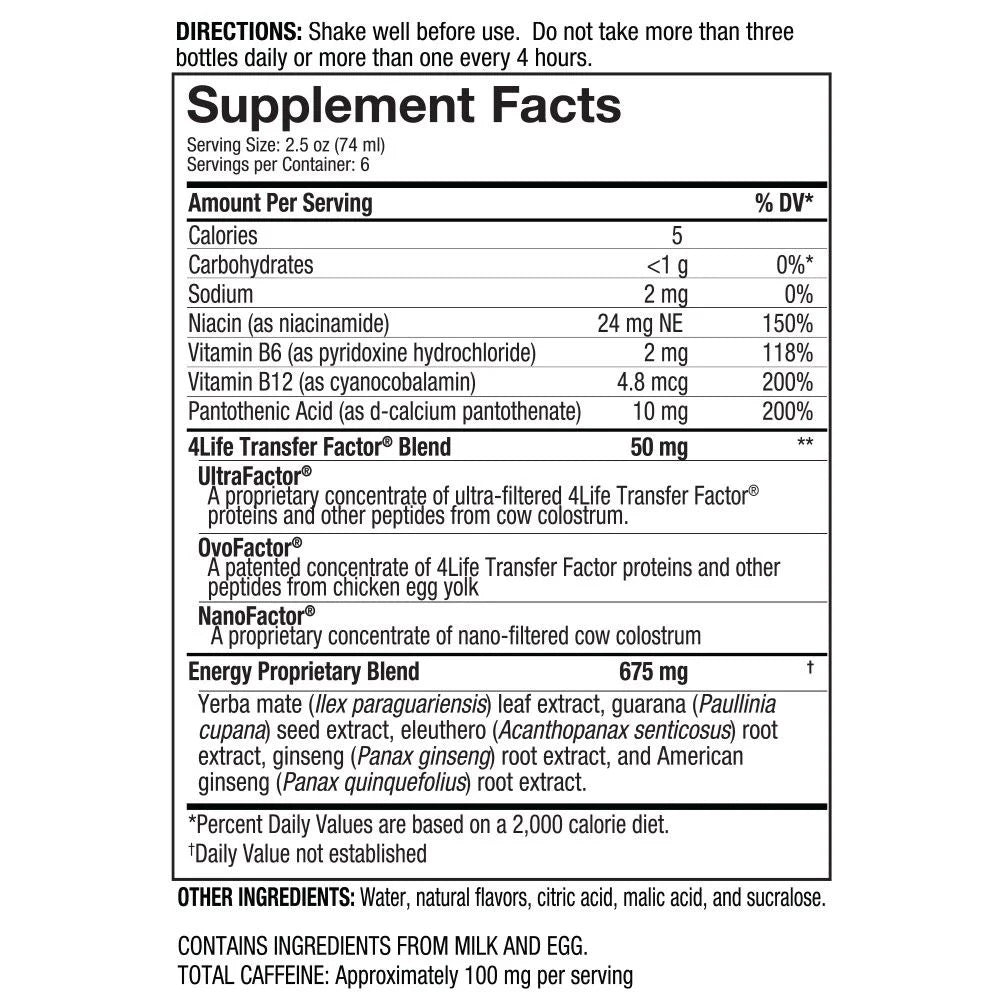 4LifeTransform Energy Go Shot