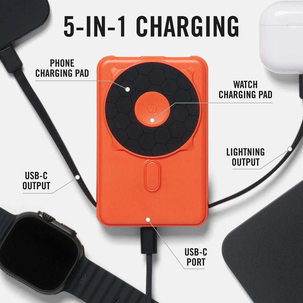 Everyday Charging Kit - iPhone 17 Pro - Basecamp Orange