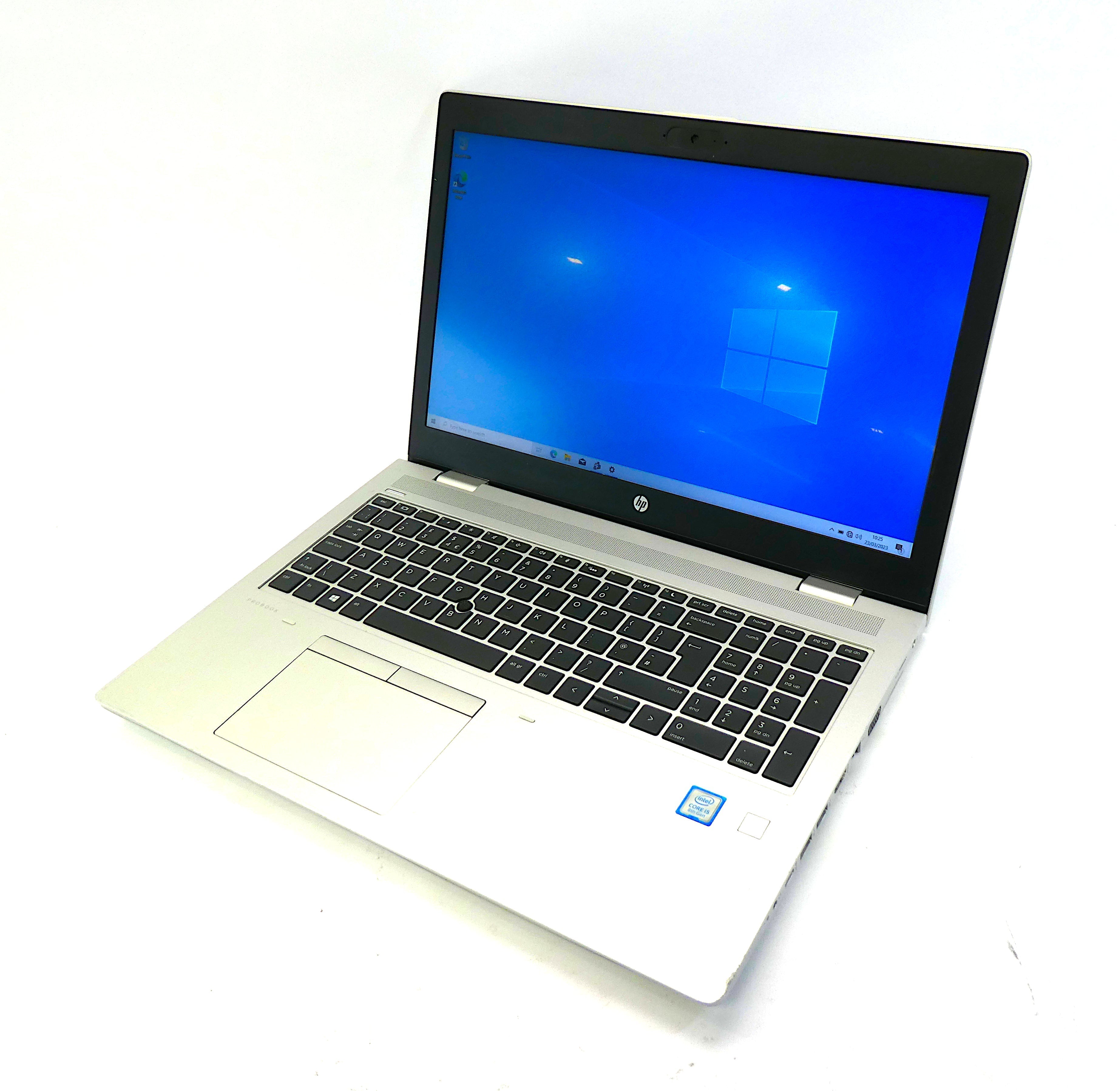 HP ProBook 650 G5 Laptop, 15.5" Core i5 8th Gen, 8GB RAM, 256GB SSD, Windows 11
