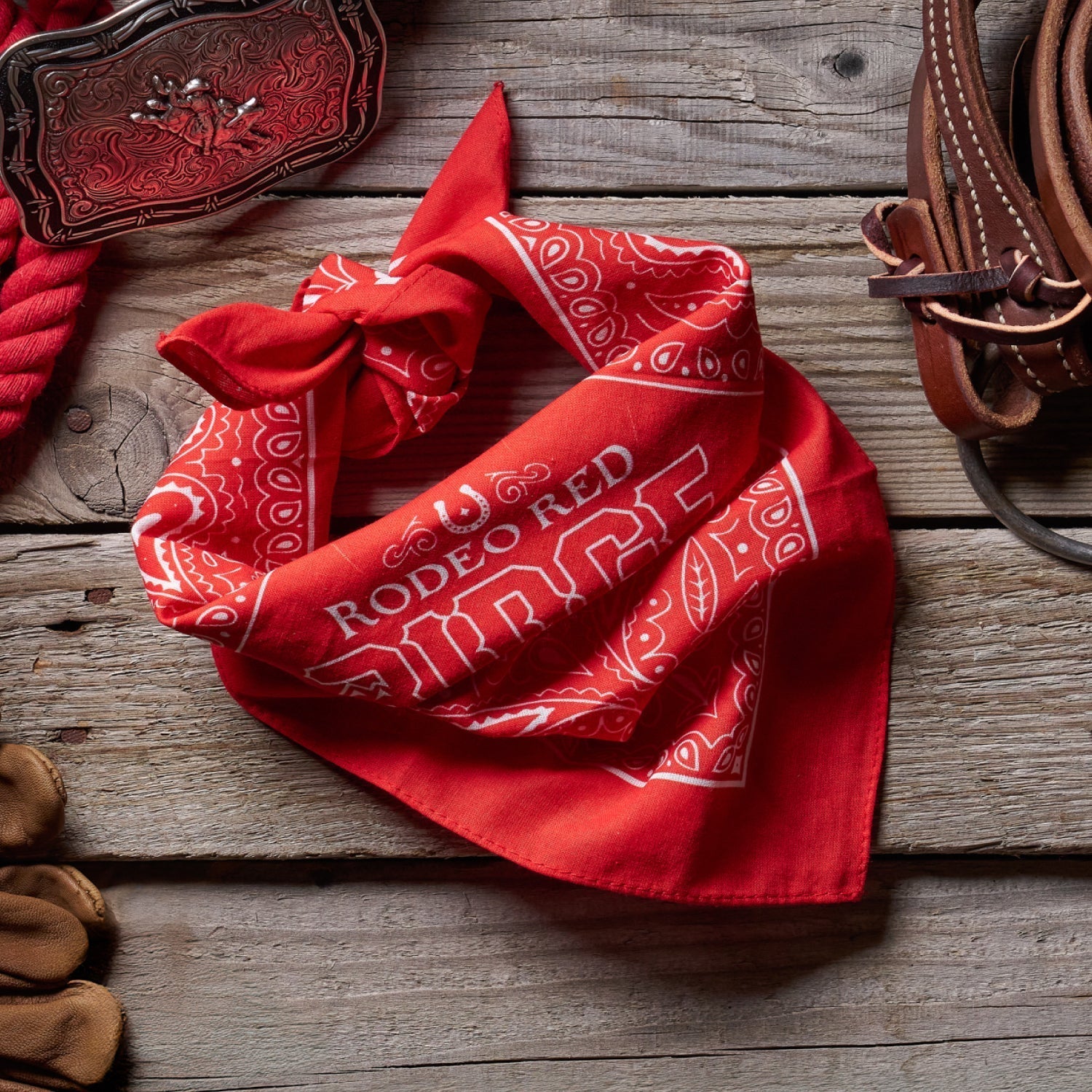 Ridge Bandana - Rodeo Red