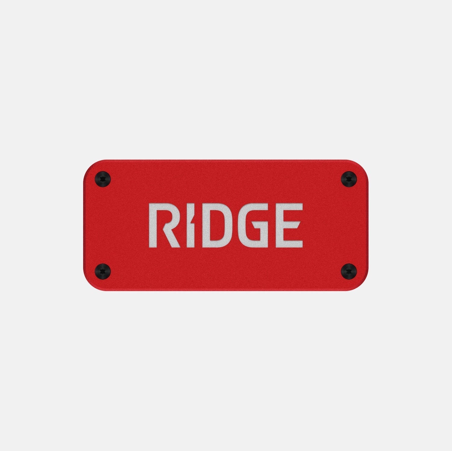 Personalized Logo Plate - Rodeo Red
