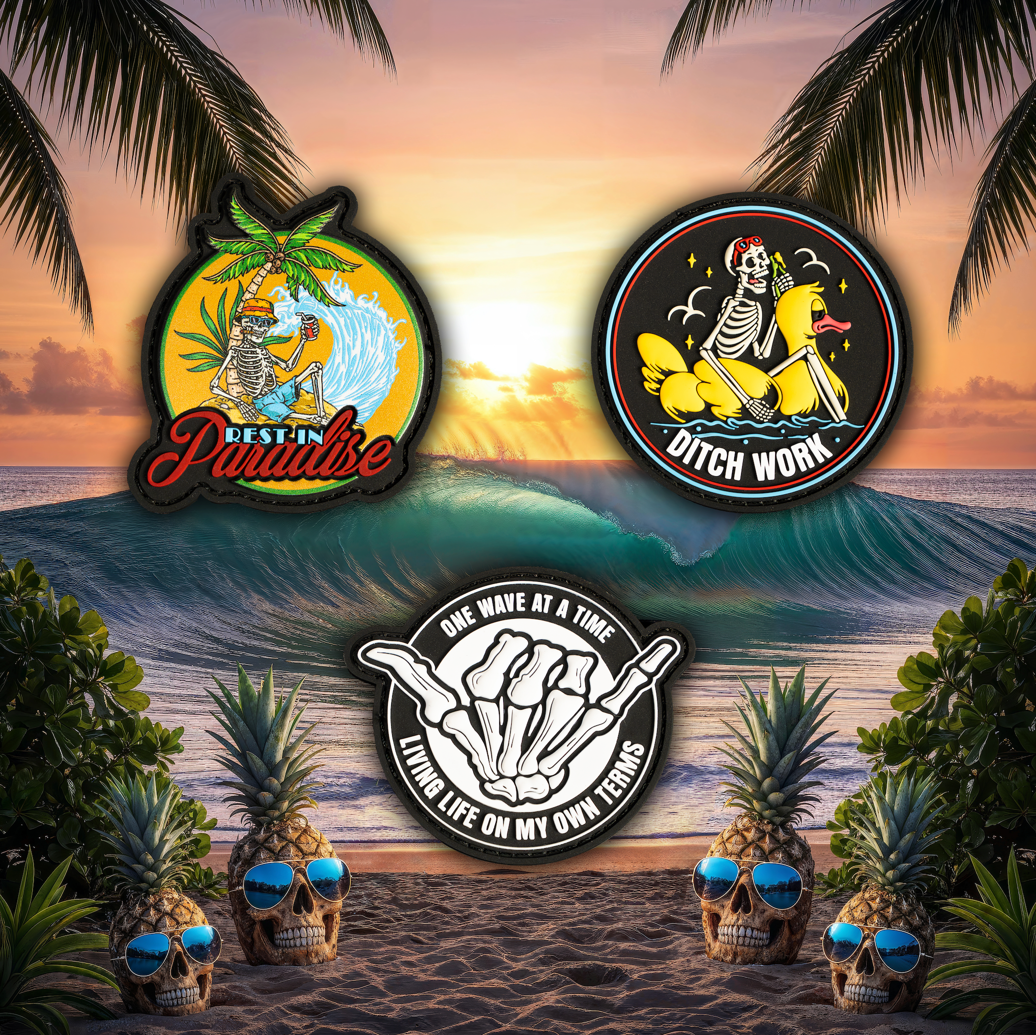 Tropical Rebellion Patch Bundle #2