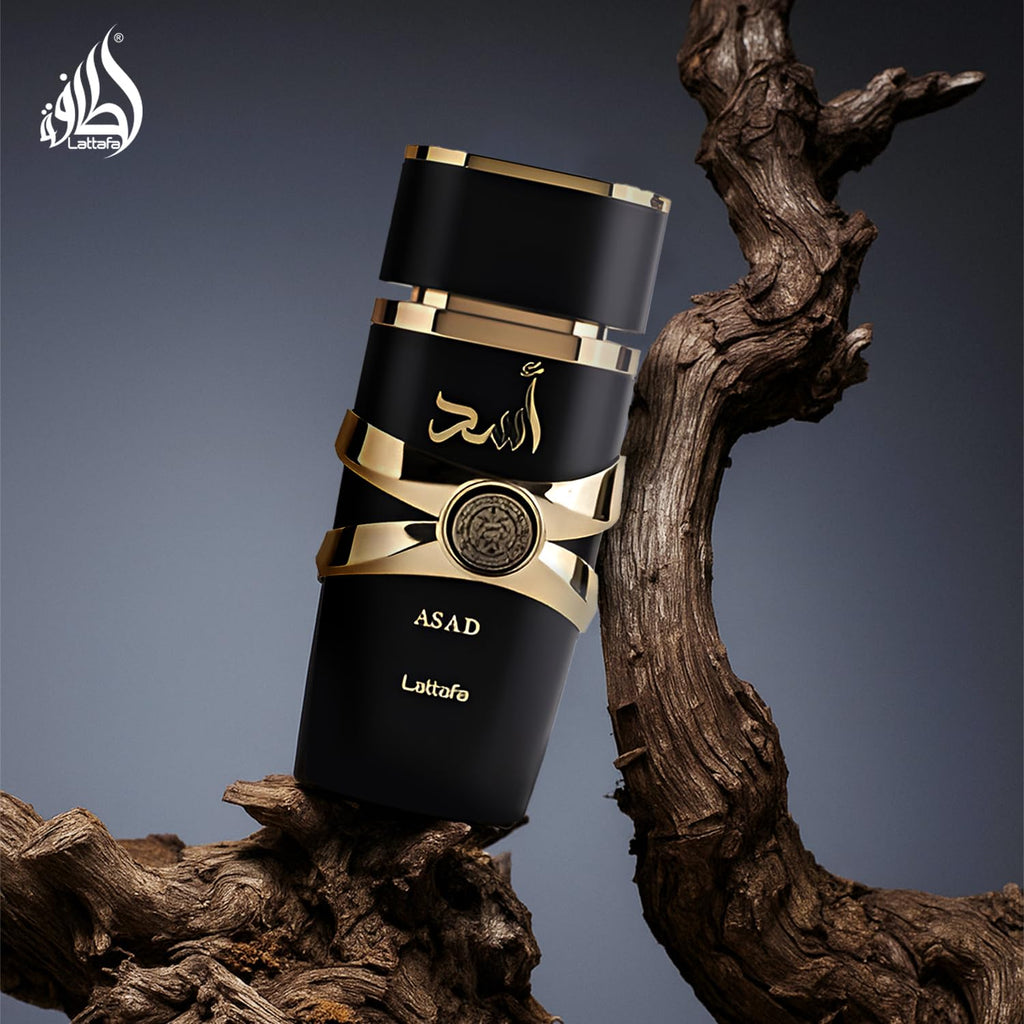 Lattafa Perfumes Asad for Unisex Eau de Parfum Spray, 3.4 Ounce/100ml