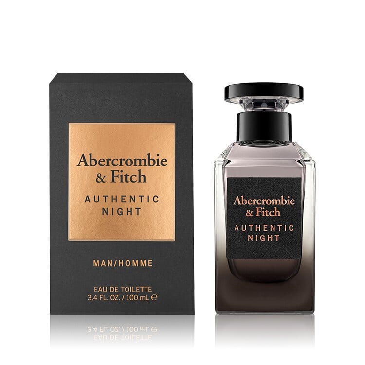 Abercrombie & Fitch Authentic Authentic Night Men's Eau De Toilette 3.4 oz