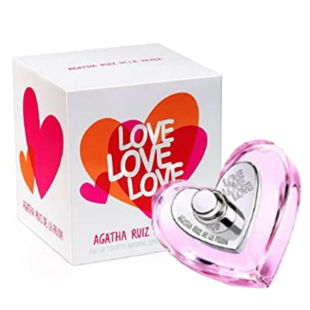 Agatha Ruiz de la Prada Love Love Love Women’s Perfume/Cologne For Women Eau de Toilette 2.7 oz / Gift 2.7 ozEdt