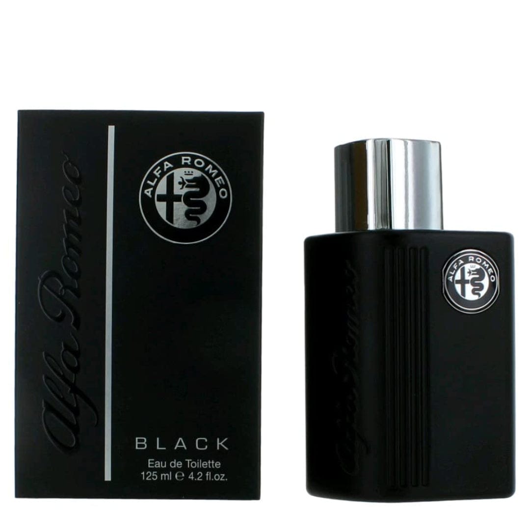 Alfa Romeo Black Men’s Perfume/Cologne For Men Eau de Toilette 4.2 oz Edt
