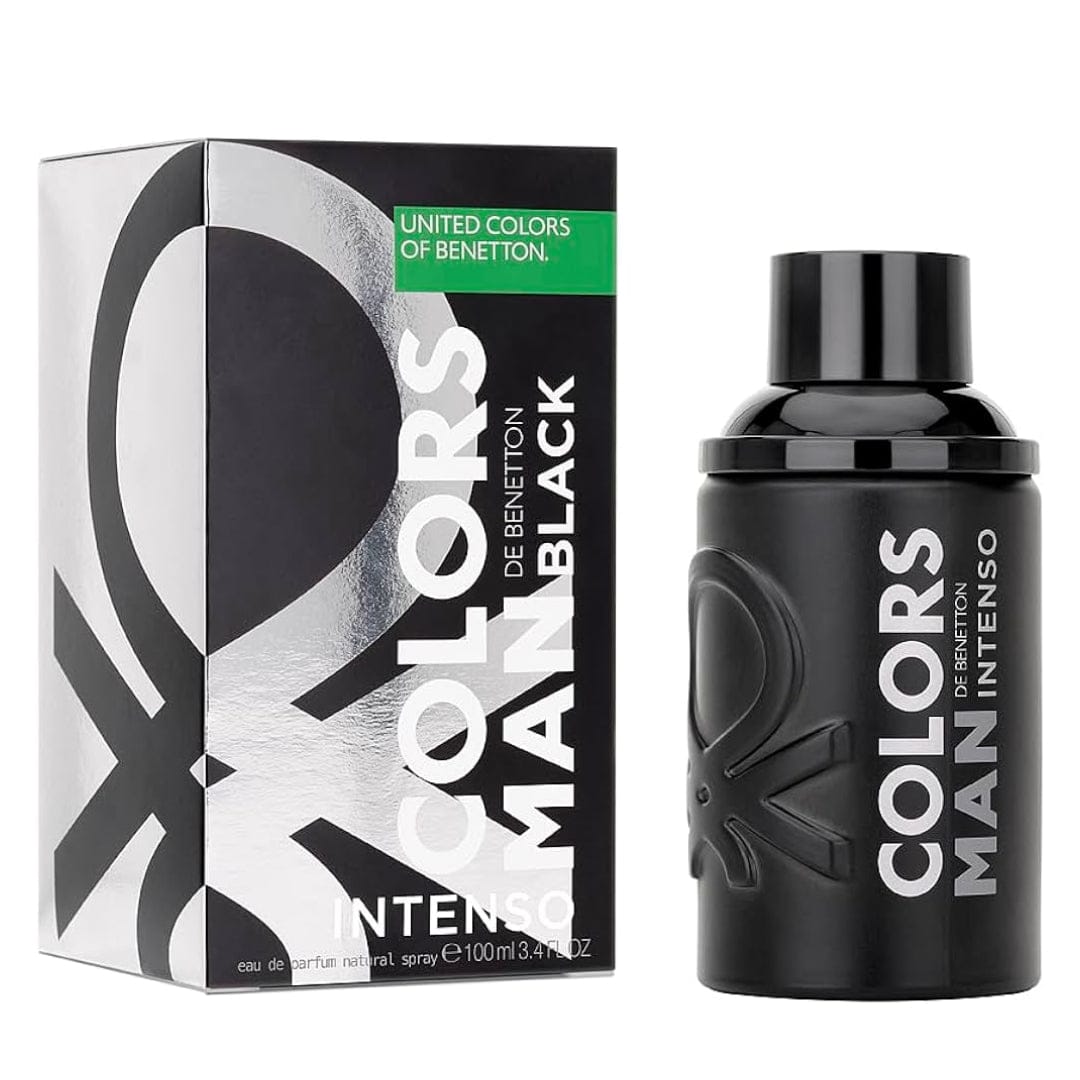 Benetton Colors Colors Black Intenso Men’s Perfume/Cologne For Men Eau de Parfum 3.4 oz Edp