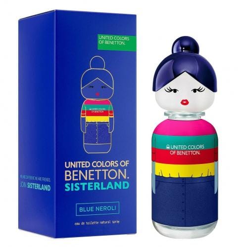 Benetton Colors Sisterland Blue Neroli Women’s Perfume/Cologne For Women Eau de Toilette 2.7 oz Edt