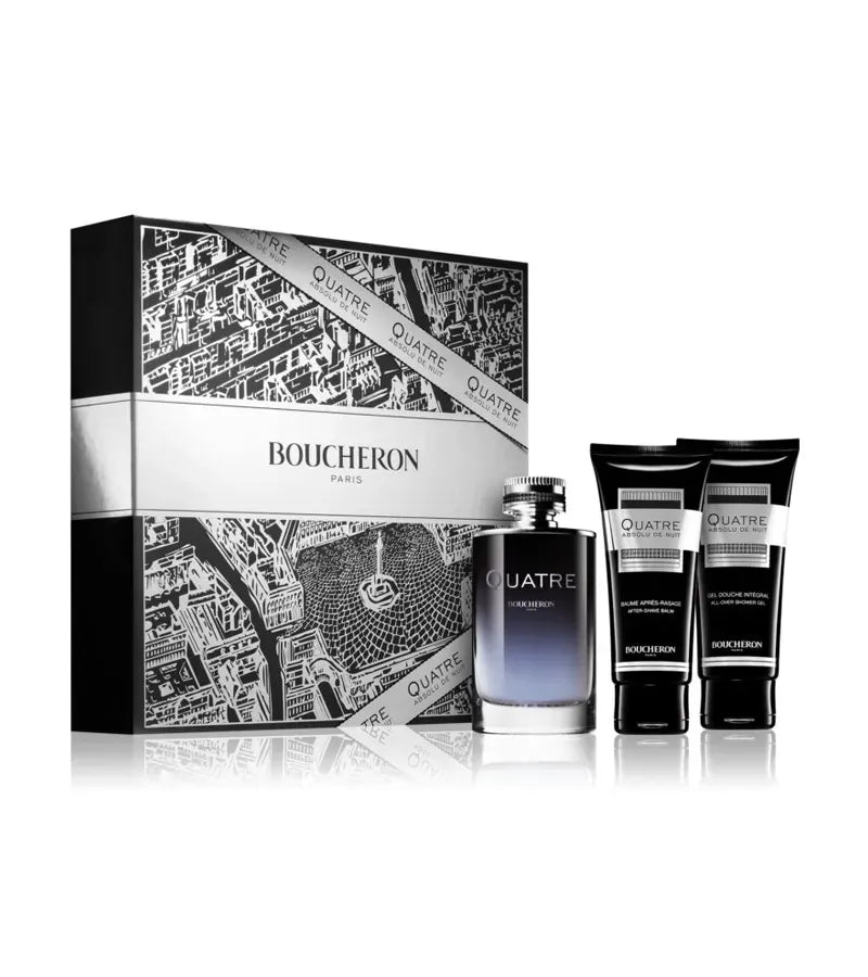 Boucheron Quatre Absolue De Nuit Pour Homme Cologne For Men Eau De Parfum 3.3 oz / Gift Set 3.3 oz Edt