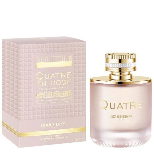 Boucheron Quatre En Rose Perfume For Women Eau De Parfum 3.3 Oz