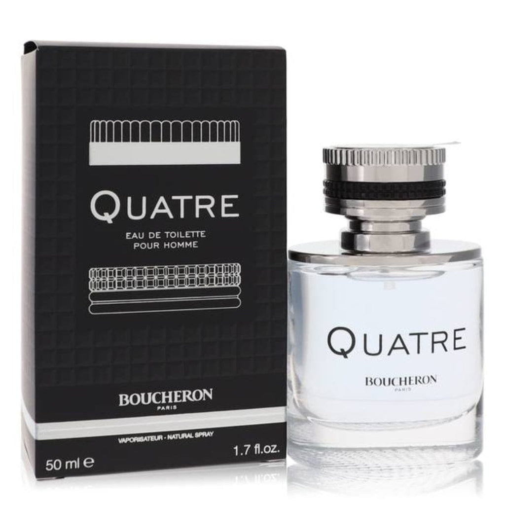 Boucheron Quatre Pour Homme Cologne For Men Eau De Toilette 1.7 oz / 3.3 oz / Gift Set 3.3 oz Edt