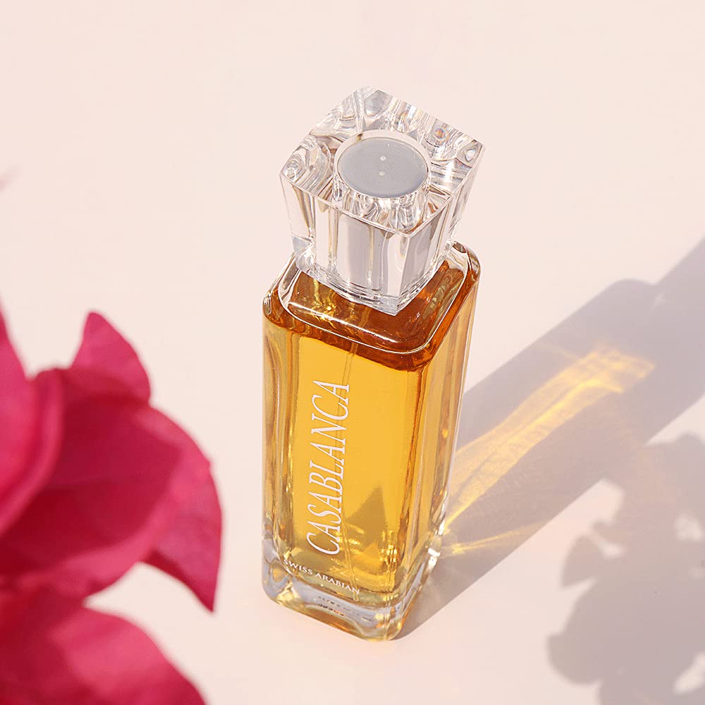 Swiss Arabian Casablanca - Long Lasting, Addictive Personal EDP Spray Fragrance - Seductive Signature Aroma - 100ml/3.4 Oz