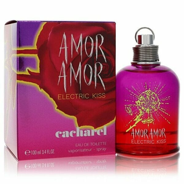 Cacharel Amor Amor Electric Kiss Perfume For Women Eau De Toilette Spray 3.4 Oz