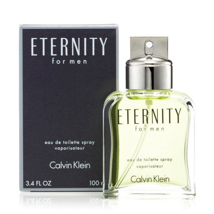 Calvin Klein Eternity Cologne For Men Eau De Toilette Spray 1.0 oz / 1.7 oz / 3.4 oz / 6.7 oz / Gift Set 3.4 oz / 3.3 oz After Shave Edt